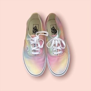 Rainbow Ombre vans